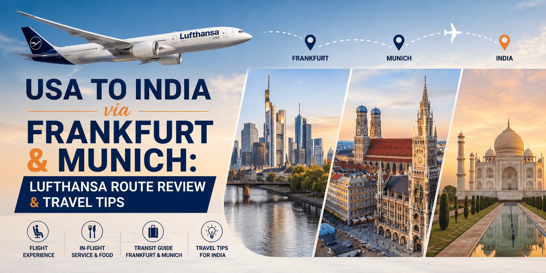 Lufthansa via Frankfurt Munich